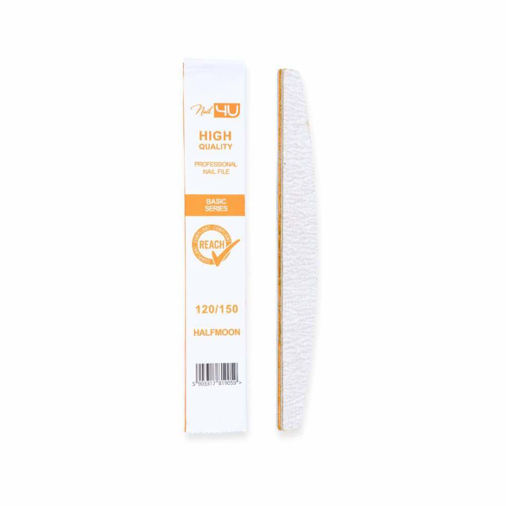 NAIL4U BASIC SERIES HALFMOON 120/150 25 vnt