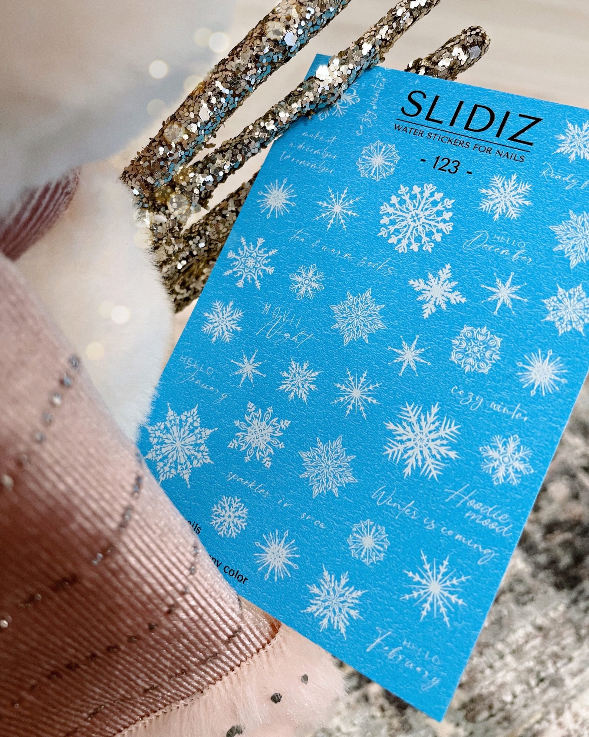 SLIDIZ vandeniniai lipdukai 123