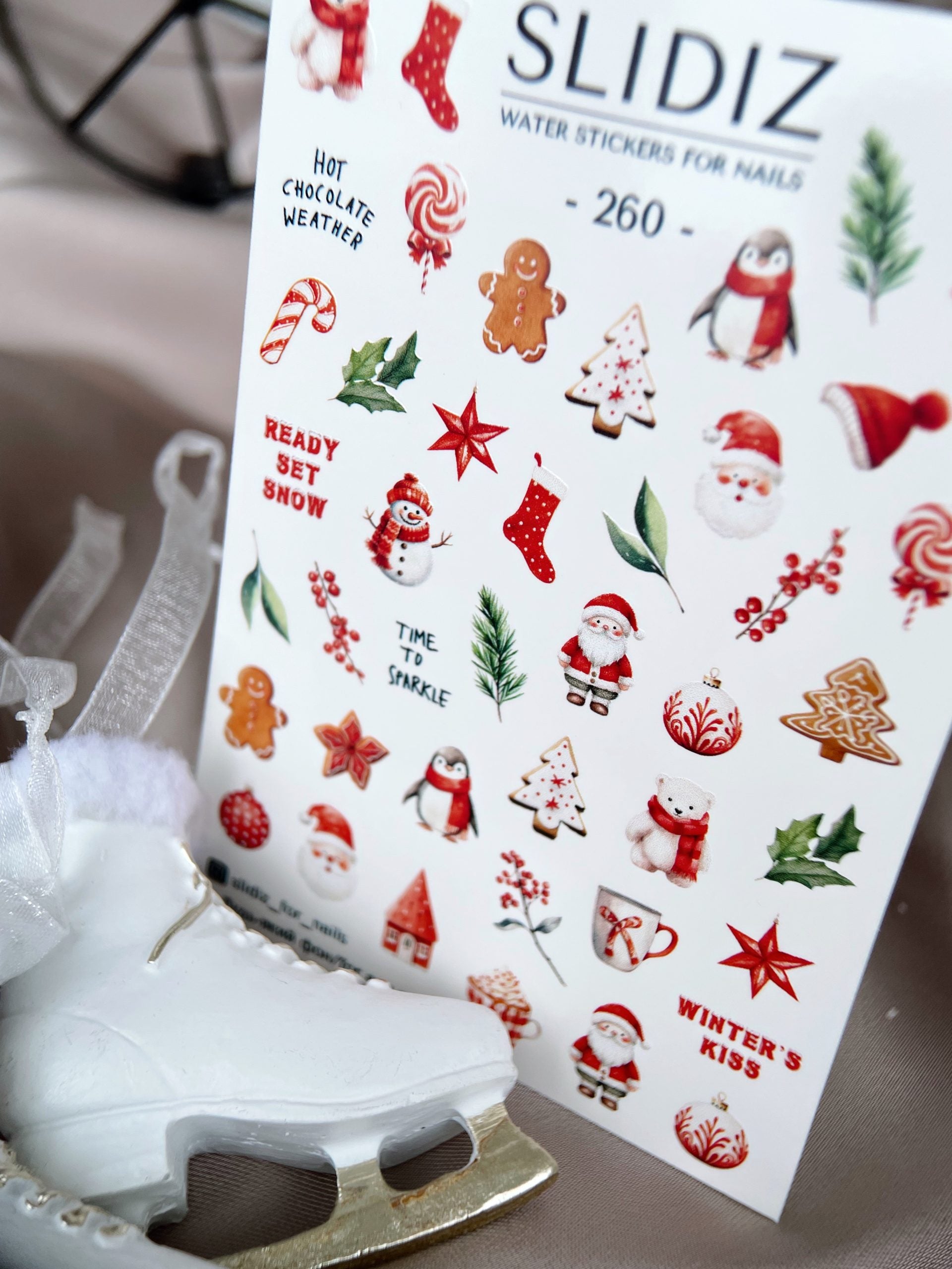 SLIDIZ vandeniniai lipdukai 260