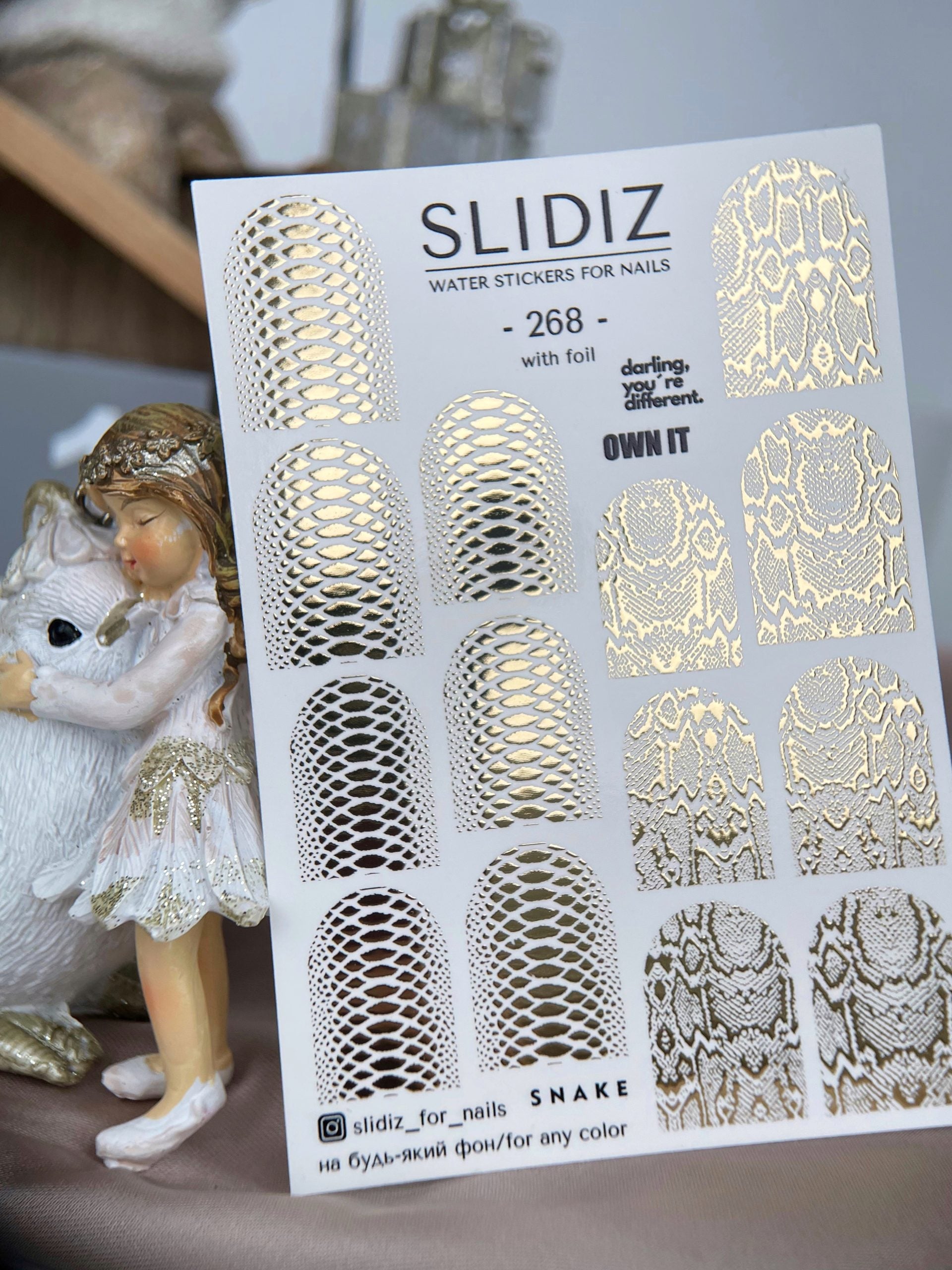 SLIDIZ vandeniniai lipdukai 268