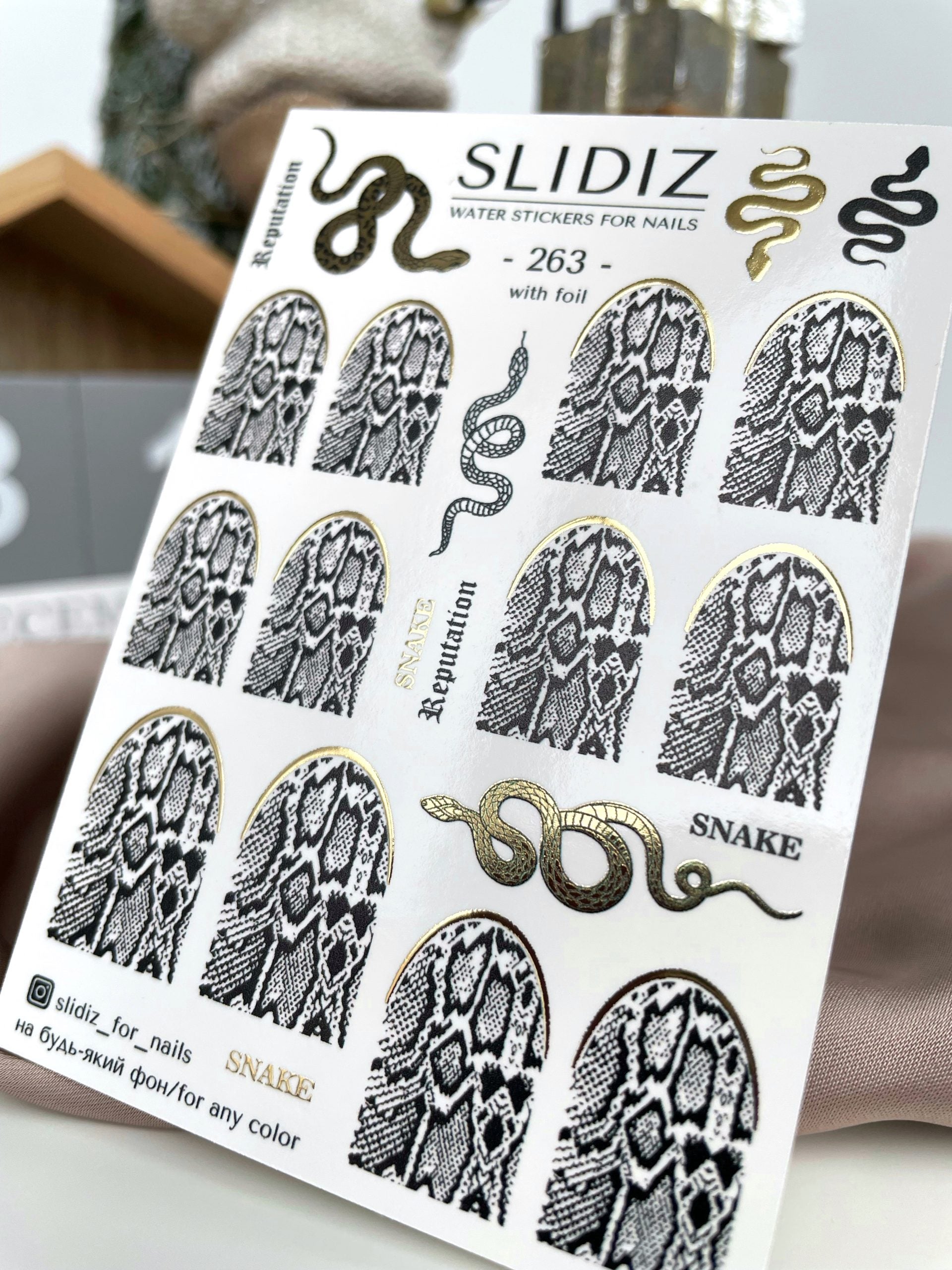 SLIDIZ vandeniniai lipdukai 263