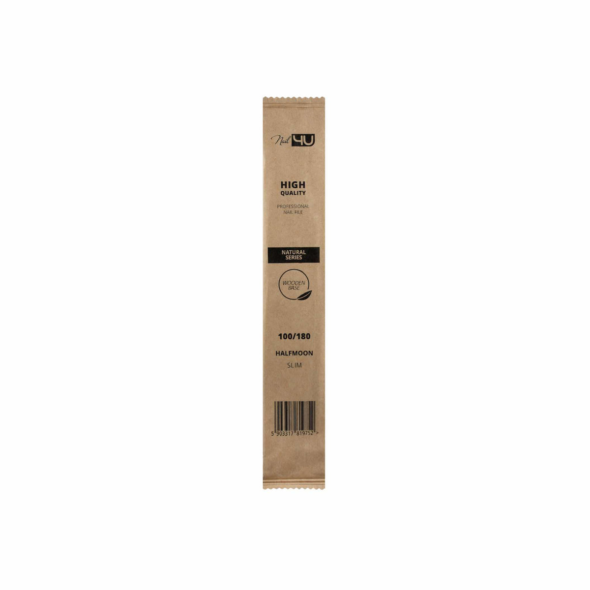 NAIL4U NATURAL SERIES SLIM HALFMOON 100/180 50 vnt